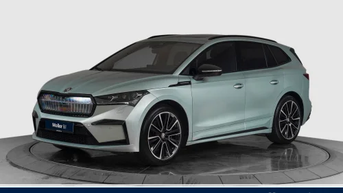 SKODA ENYAQ 80X iV 80x Founders Edition Arctic silver-360Kam,Pano,HUD