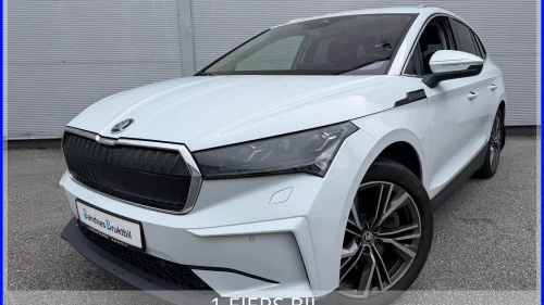 SKODA ENYAQ 80X 80X,KROK,SKINN,ACC,KAMERA,NAVI,CARPLAY,HUD,MEMORY,LED