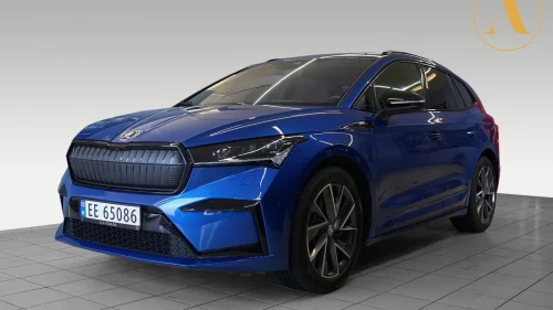 SKODA ENYAQ 80X SPORTLINE/503KM/KAMERA/SKINN/H.FESTE/ACC/MATRIX/MÅ SEE