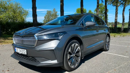 SKODA ENYAQ 80X iV80X Crystal Face, Skinn, Massasje fører sete, Krok