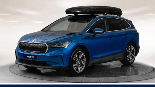SKODA ENYAQ 80X iv 80x, HUD, Matrix, Skinn, Hengerfeste, R.kamera,Navi+