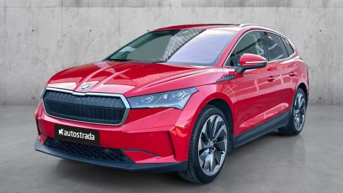 SKODA ENYAQ 80X 471km(WLTP)/AWD/Krok/Ecosuite/HUD/Pano/Memory/Rkam/Navi