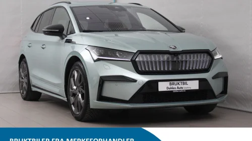 SKODA ENYAQ 80X iv 80x fe arctic silver Krok/Pano/massasje/headup/Skinn