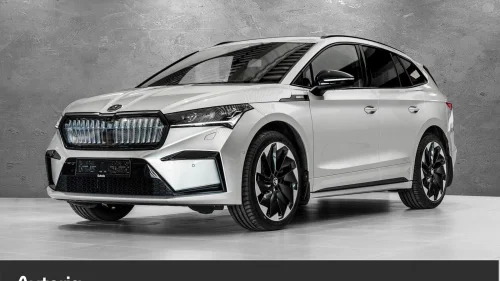 SKODA ENYAQ 80X iv 80x sportline - Lav KM/Krok//HUD/360kamera/DCC+++