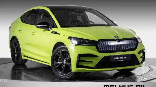SKODA ENYAQ RS iV | Canton | HUD | Matrix | Pano | Mamba Green