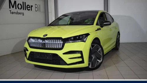 SKODA ENYAQ RS vrs iv intro- HUD, Matrix, Pano, Ryggekamera, El-luke
