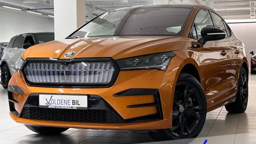 SKODA ENYAQ RS HF-GLASSTAK-360-HUD-CANTON-MATRIX-SKINN-SPORTSSETER