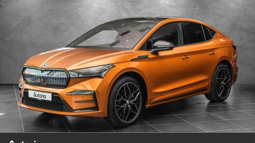 SKODA ENYAQ RS RS 340hk 4x4. Canton/Skinn/Head-up/Pano/Krok.