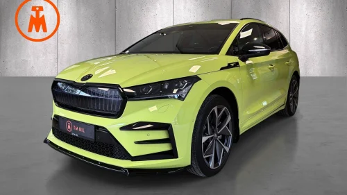 SKODA ENYAQ RS iV 340hk/MAXX/HUD/DCC/360/Mamba Green/Meget påkostet!