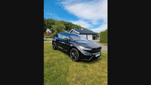 SKODA ENYAQ RS 340hk, forvarming,HUD, Krok, Canton, Crystalface, ACC++