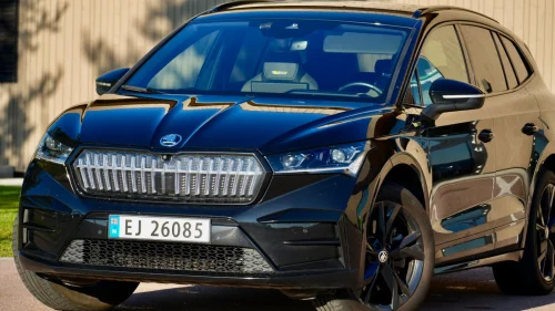 SKODA ENYAQ RS 85X 529KM-360g-HUD-CANTON-CRYSTAL FACE-SORT OPTIKK