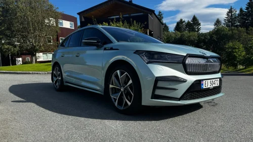 SKODA ENYAQ RS RS- Utgave IV85X Cr.Face HUD Canton Navi Norsk 1Eiers