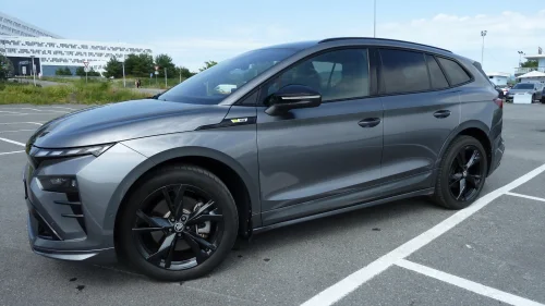 SKODA ENYAQ RS RS, krok, HUD, matrix-lys, 360-kamera, Canton lyd