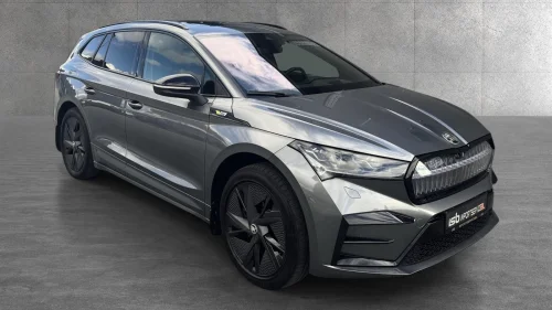 SKODA ENYAQ RS iV85X MAXX PANO KROK SKINN HUD CANTON 360`CAM NORSK ++