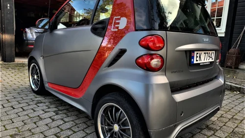 SMART FORTWO ELECTRIC norges tøffeste og italiensk interiør, delebil