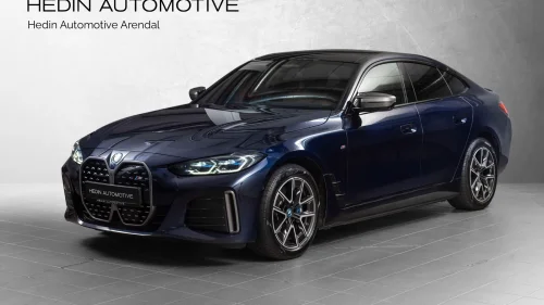 BMW i4 M50 Fully Charged M Sportsseter i Cognac skinn