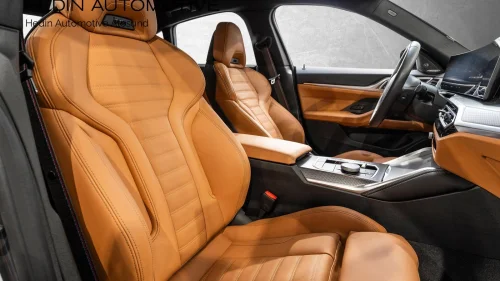 BMW i4 M50 M50 Supercharged Sanremo Green + Cognac M-stoler