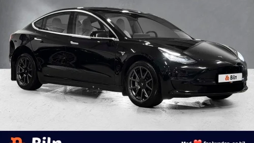 TESLA Model 3 Hvitt Skinn/Krok/Premium HIFI/Forvarming/Phone key