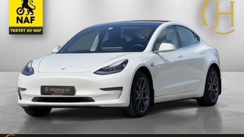 TESLA Model 3 NAF/SR/Autopilot/Garanti/Norsk/PremiumLyd/R.Kam/S+V/++