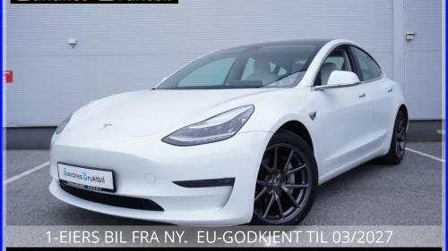 TESLA Model 3 LR AWD,SKINN,LED,PANO,KAMERA,AUTOPILOT,VARME SETER,DAB+