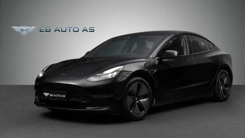 TESLA Model 3 Long Range AWD. SORT OPTIKK / 24 MND GARANTI