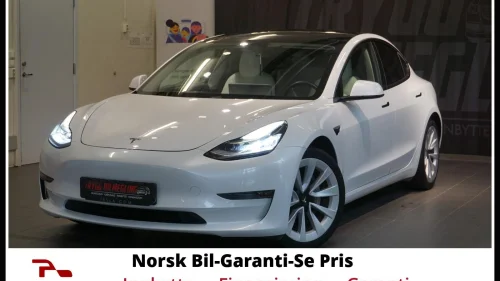 TESLA Model 3 LONG RANGE 4x4 AWD-VARME PUMPE-HENGER FESTE-GARANTI+++