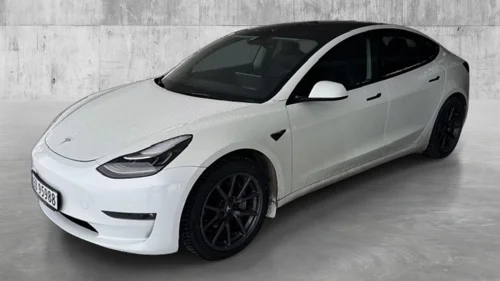 TESLA Model 3 LONG RANGE AWD - SKINN - STRØKEN