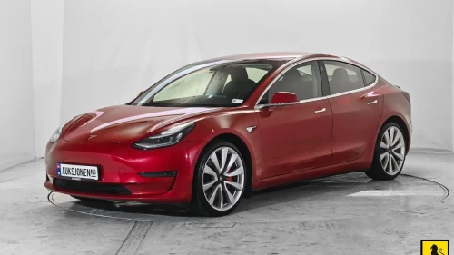 TESLA Model 3 PERFORMANCE 20'' PANORAMA PREMIUM LYD & INTERIØR