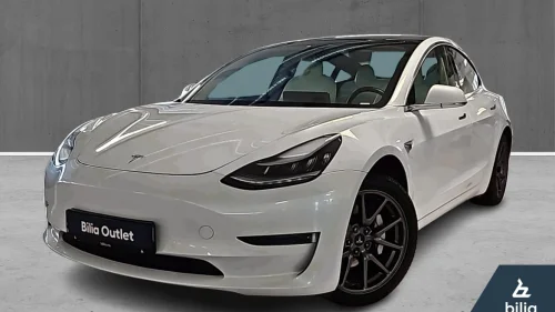 TESLA Model 3 Model 3 AWD Long Range Premium - Hvitt skinn