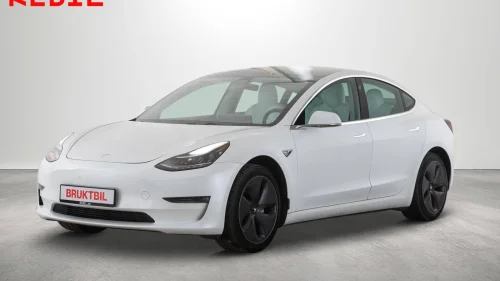TESLA Model 3 Long Range (560km)Skinn/Pano/MCU2/R.kam/Hengerfeste/AWD