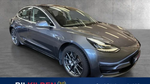 TESLA Model 3 Long Range AWD, Skinn, Krok, Autopilot, 1 eier!