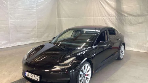 TESLA Model 3 PERFORMANCE AWD 530 WLTP EU MARS 27 NYE BREMSER