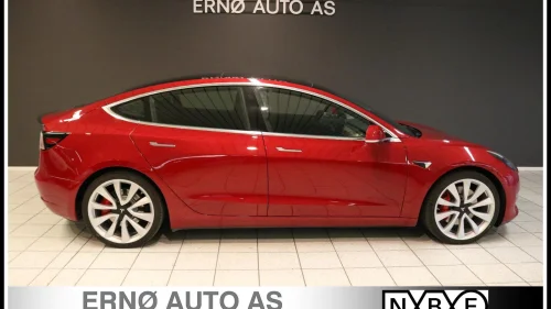 TESLA Model 3 PERFORMANCE AWD / NORSK / SKINN / PANO TAK / R KAMERA
