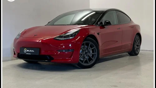 TESLA Model 3 LongRange 498HK 4x4 SortOptikk Premium Skinn HiFi Krok