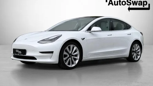 TESLA Model 3 Long Range AWD/560km/HvittSkinn/Pano/LavKM/EU2028/19+18