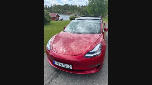 TESLA Model 3 AWD LR, hengerfeste, HomeLink, radar, parkeringssensor