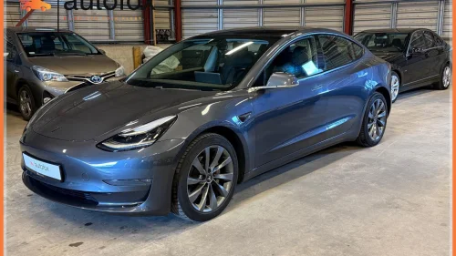 TESLA Model 3 Long Range/Helskinn/Panorama/S+V hjul/Navi/360 kamera++