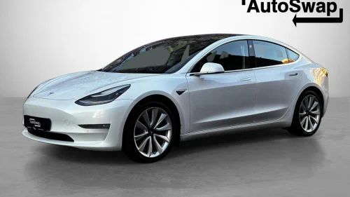 TESLA Model 3 Long Range AWD/560km/Krok/SortSkinn/Pano/EU2028/19+19