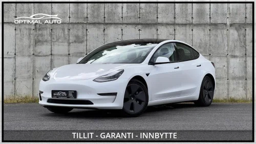 TESLA Model 3 AWD Long Range 580 Km/Skinn/AP/Premium/Varmepumpe/