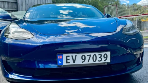 TESLA Model 3 LR AWD, LAVEST KM! H.FESTE/SKINN/NYTT BATTERI