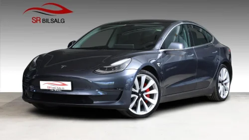 TESLA Model 3 4X4/PERFORMANCE/PREMIUM/HIFI/20"/LAV KM/INNBYTTE