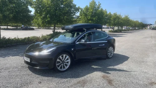 TESLA Model 3 Long Range AWD | Takboks | Hengerfeste | EU OK