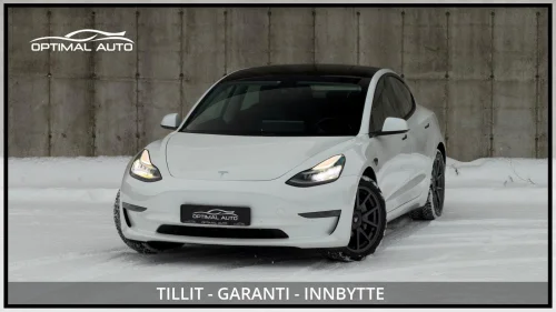 TESLA Model 3 AWD Long Range 580 Km/Skinn/Varmepumpe/H.feste/R.kam/++