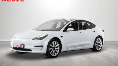 TESLA Model 3 Long Range (580km) Skinn/Pano/AP/MCU2/V.Pumpe/R.Kam/AWD