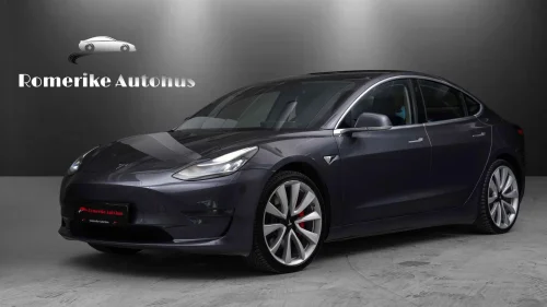 TESLA Model 3 PERFORMANCE AWD // TrackMode, PremiumLyd, 20" Sport++