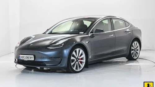 TESLA Model 3 PERFORMANCE AWD PANORAMA PREMIUM LYD & INTERIØR
