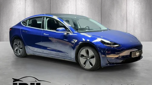 TESLA Model 3 FSD autopilot, Nye dekk S+V, Krok, Kamera, Sort skinn++