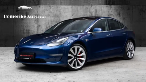 TESLA Model 3 PERFORMANCE AWD // TrackMode, PremiumLyd, 20" Sport++