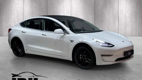 TESLA Model 3 Long Range AWD 560 km, Pigg, Sort skinn, Kamera, fin km