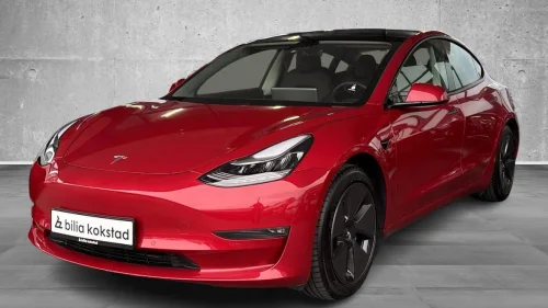 TESLA Model 3 Autopilot/Krok/Skinn/Premium/LAV KM/S+V